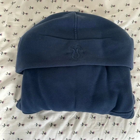 Lululemon Scuba Oversized Half-Zip Hoodie Mineral Blue M/L - Picture 7 of 7